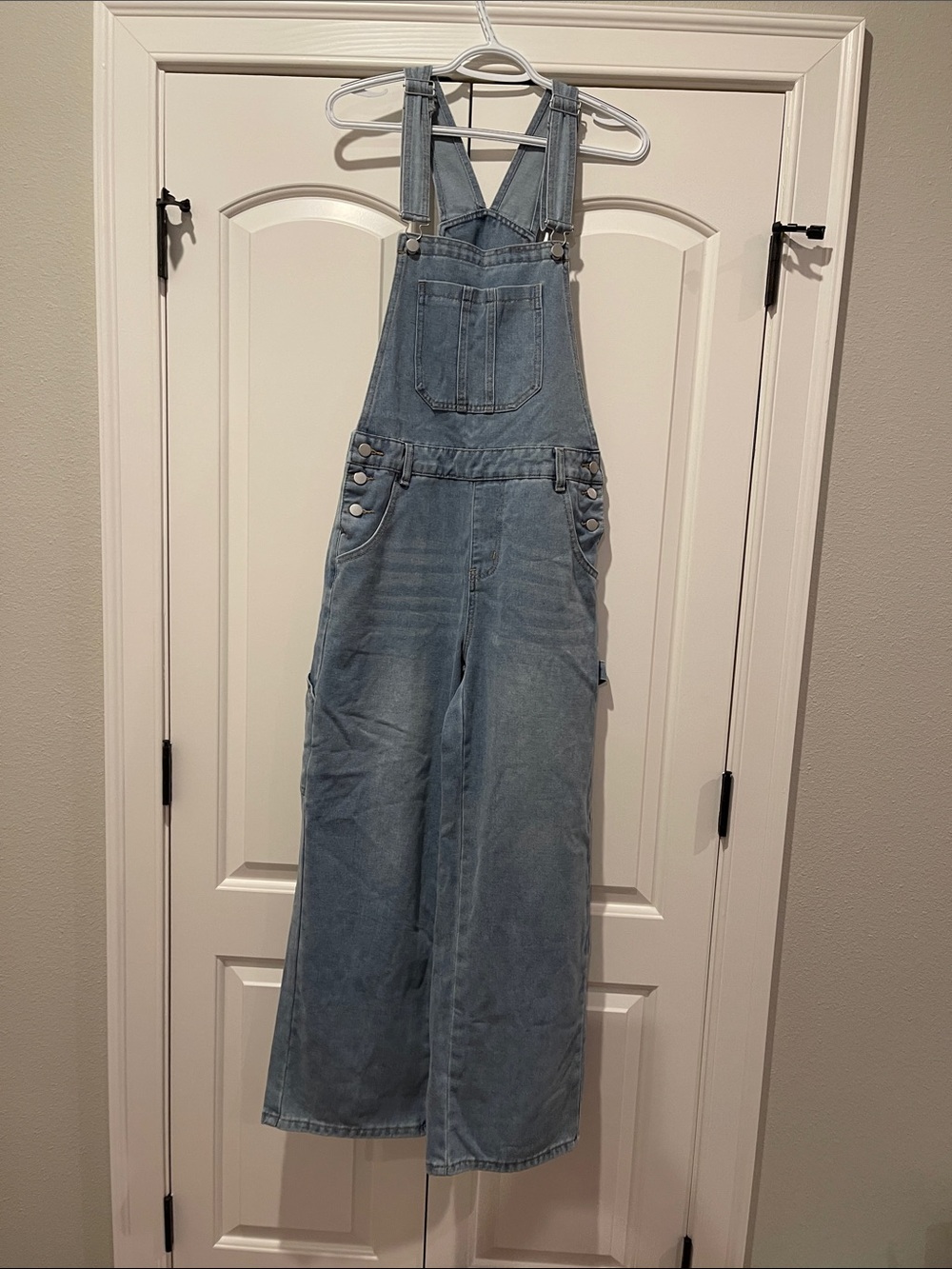 Light Wash Denim Overalls
